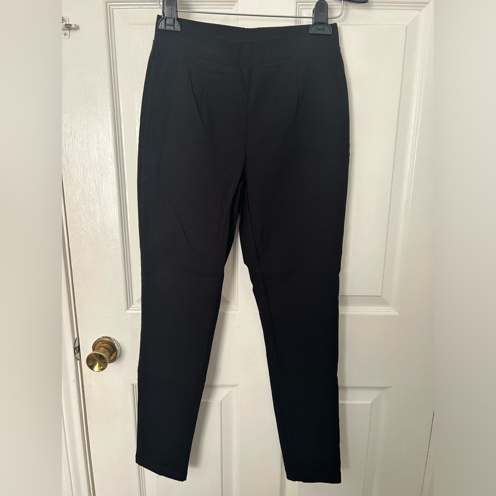 DKNY Black Skinny Ponte Pants